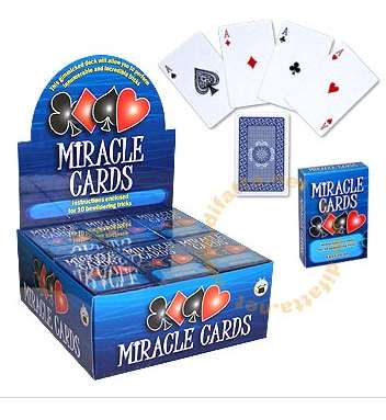 Le jeu MIRACLE biseauté (stripper deck)