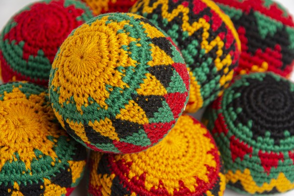 Balle rasta (hacky sac) jonglage avec les mains ou pieds - vue 3