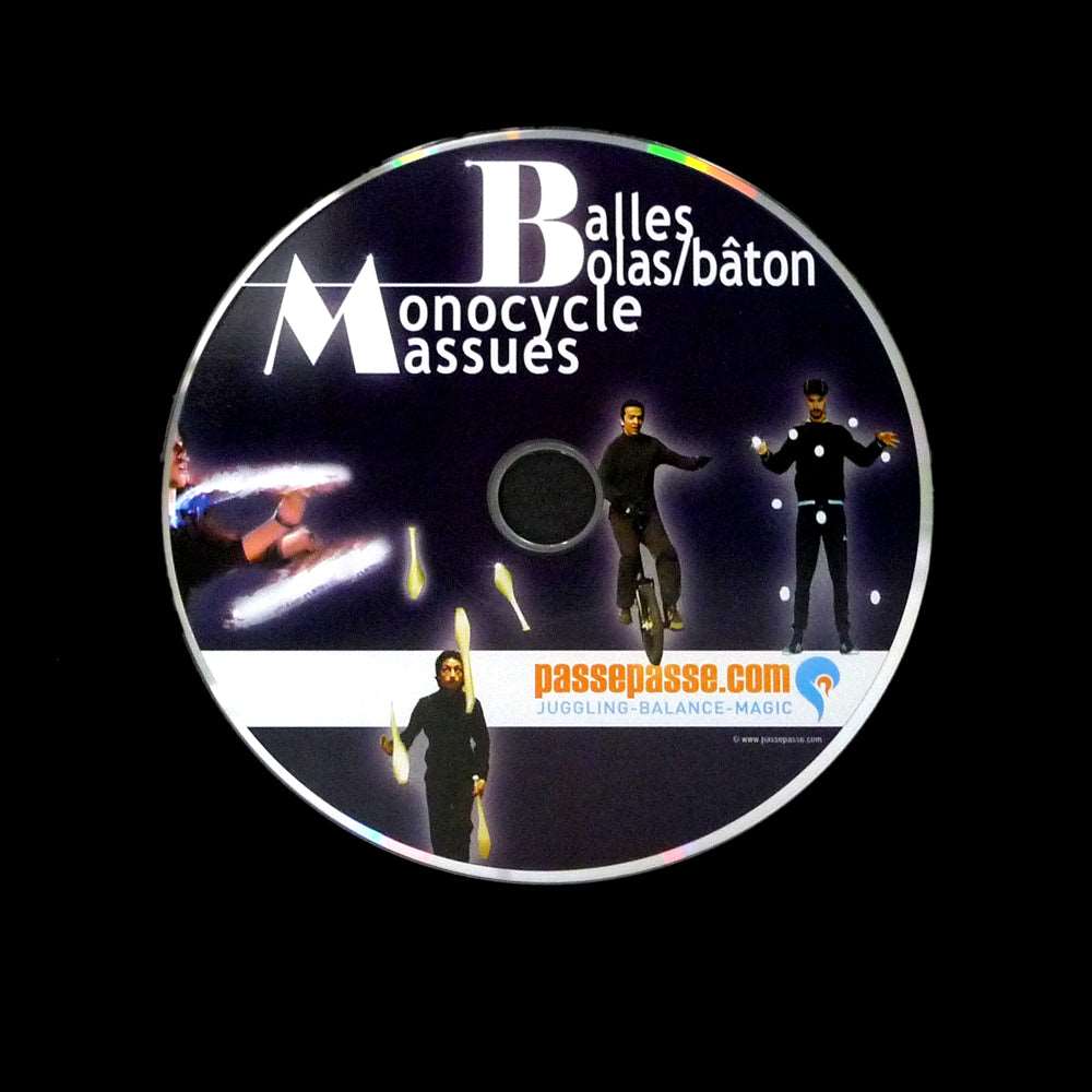 DVD Monocycle, balles, massues et swinging
