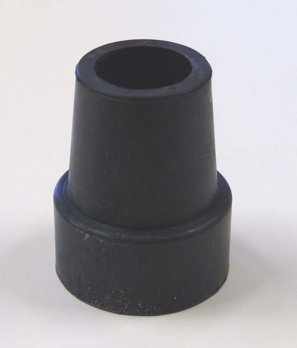 Ferrule- black heavy duty rubber- fits to 28mm. fiber glass leg for orange and red ACTOY stilts. - vue 1