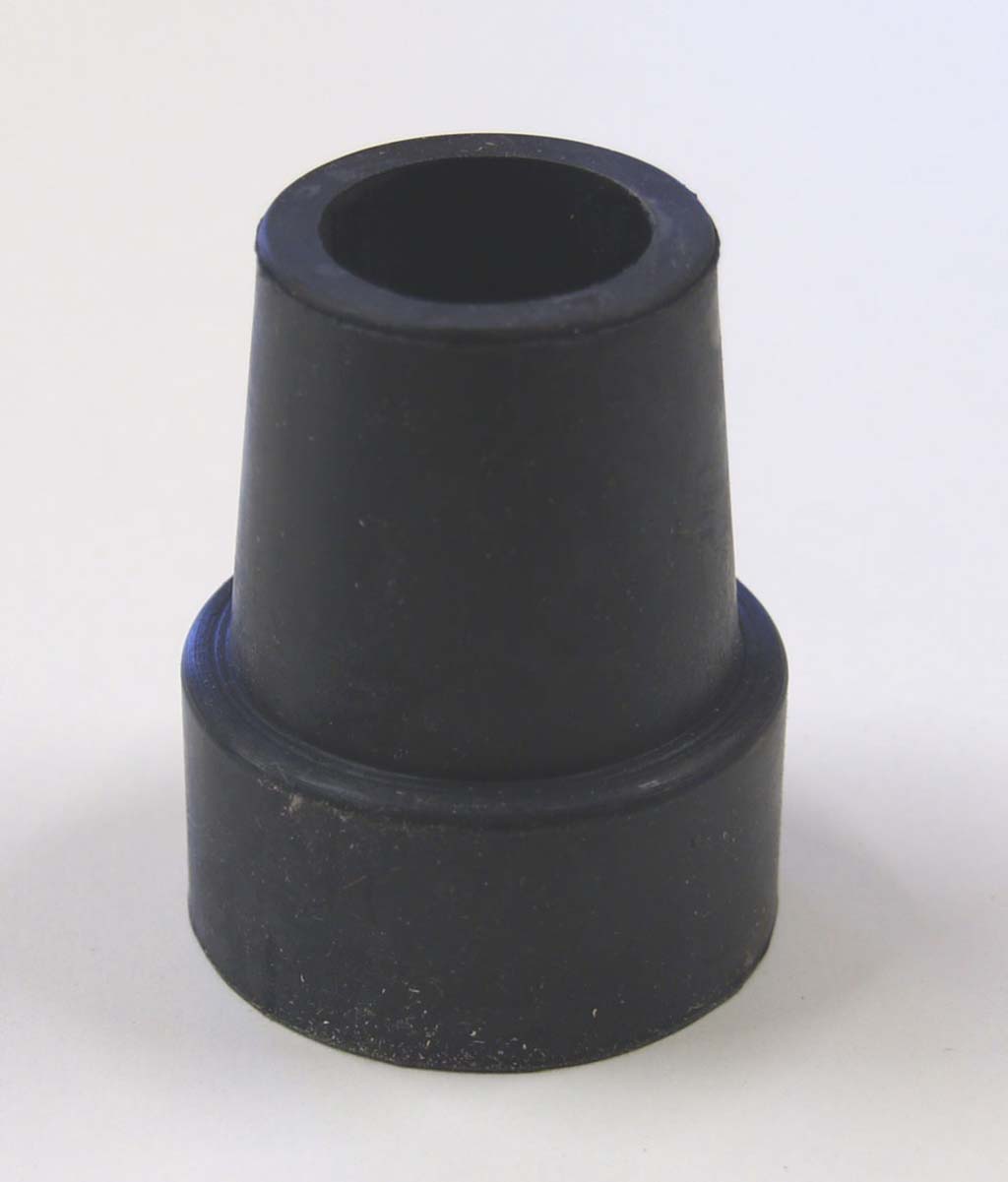 Ferrule- black heavy duty rubber- fits to 28mm. fiber glass leg for orange and red ACTOY stilts.