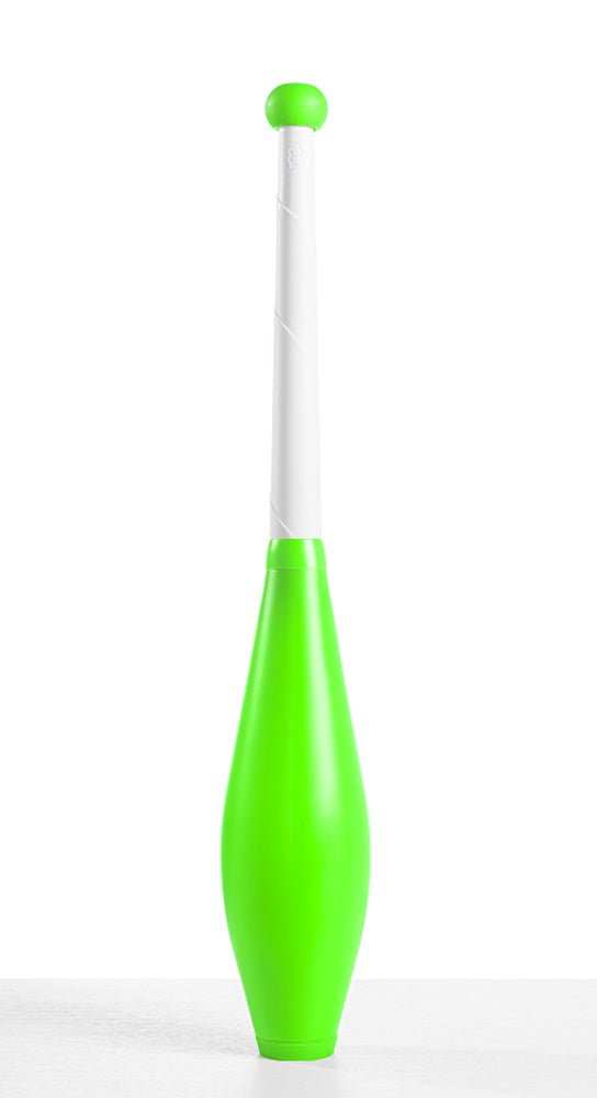 Massue PX4 Sirius manche roulé blanche- corps- bague et embout vert uv. - vue 1