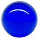Balle de contact Acrylique Bleu Transparent 80mm 350g et étui de protection