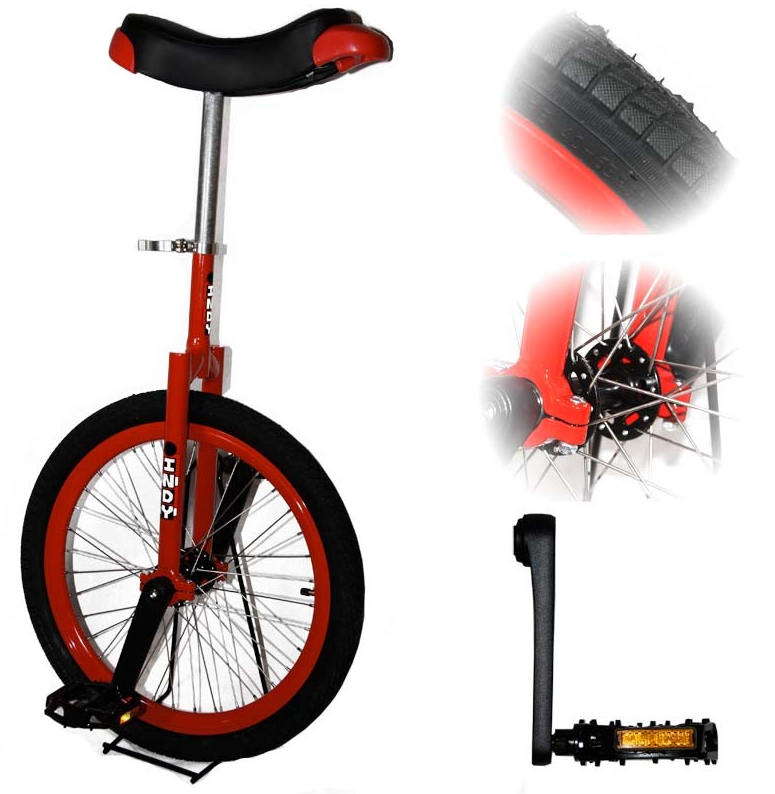 Monocycle 20 puces 50cm Indy Rouge - vue 1