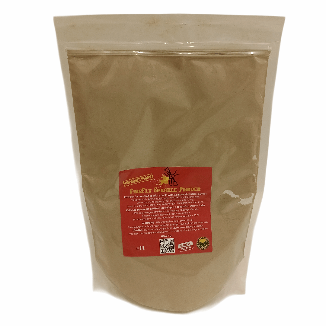 FireFly Sparkle Powder – Poudre étincelante avec reflets dorés (effet meule à étincelles) 1kg