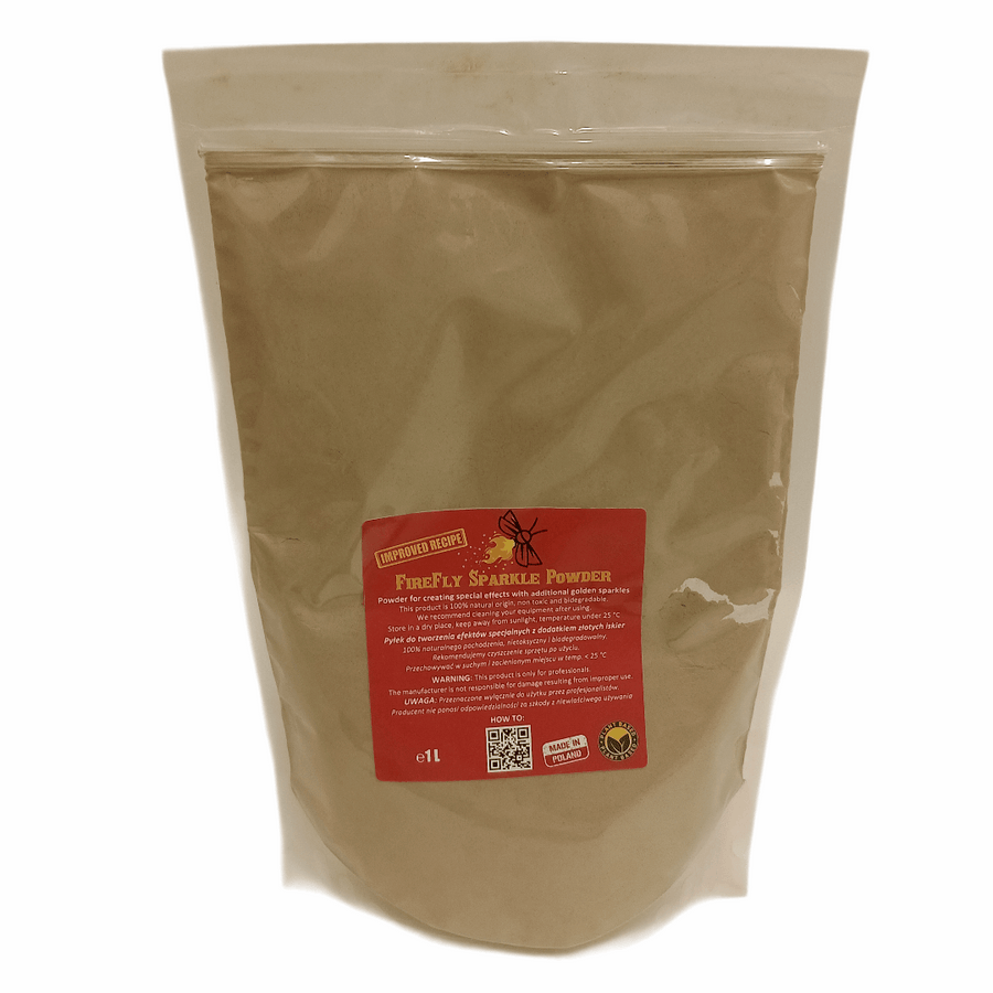 FireFly Sparkle Powder – Poudre étincelante avec reflets dorés (effet meule à étincelles) 1kg