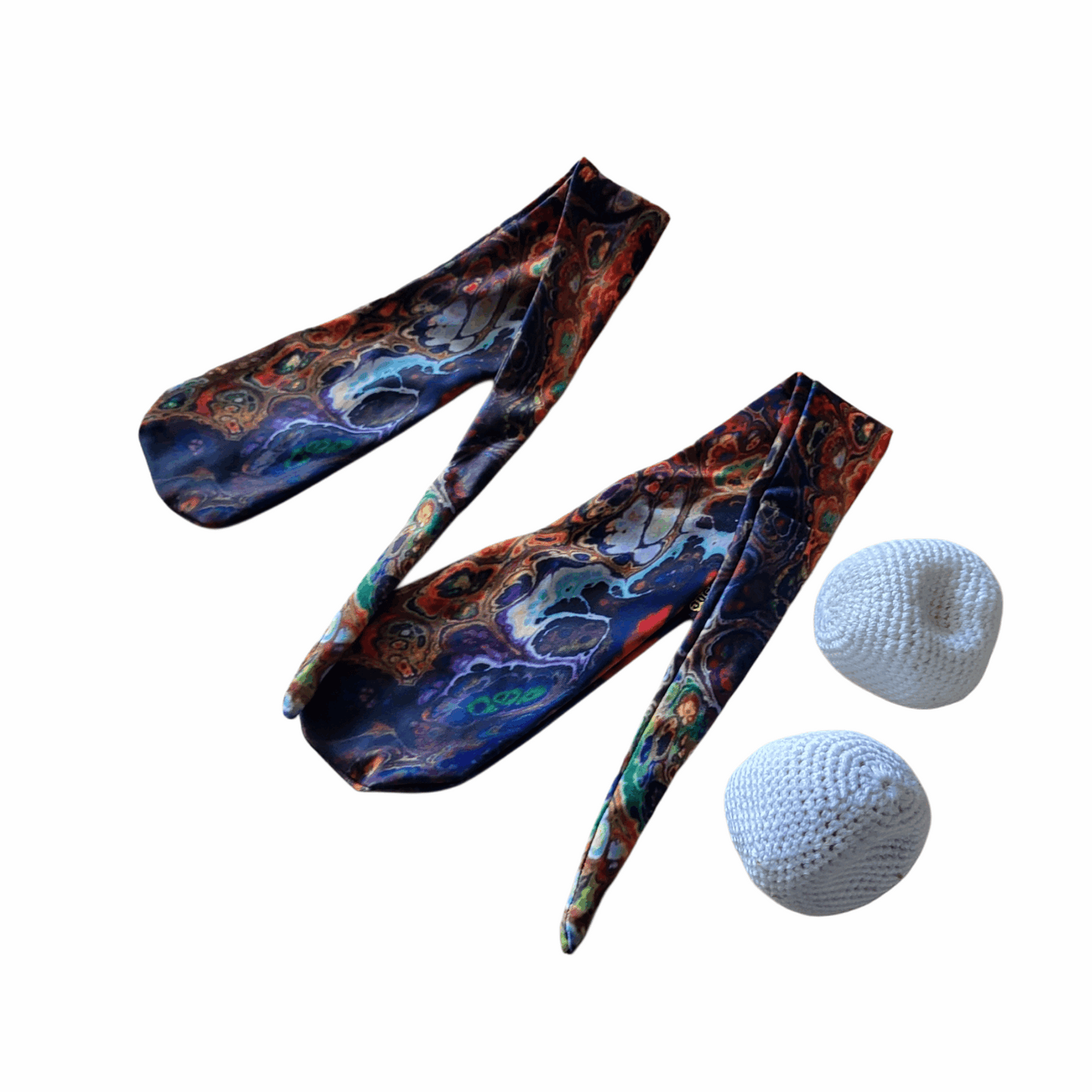 Juggle Dream Chaussettes Bolas (Poi) Trippy – Paire extensible, designs psychédéliques