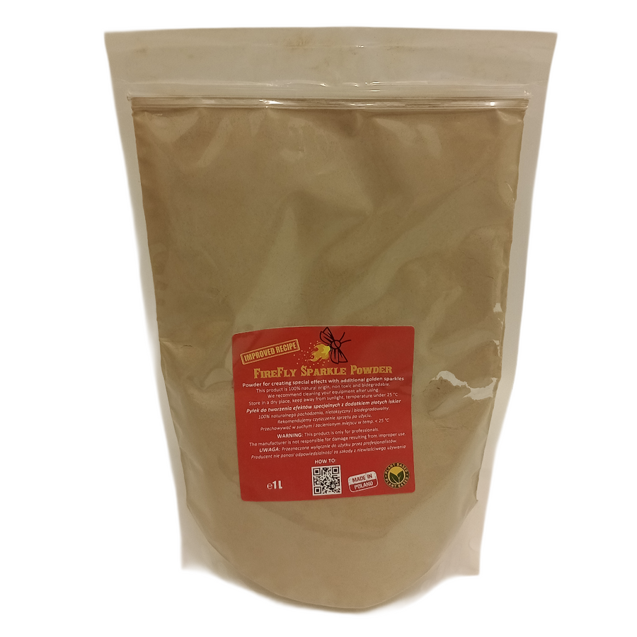 FireFly Sparkle Powder – Poudre étincelante avec reflets dorés (effet meule à étincelles) 1kg