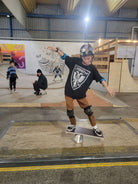 Rolla Bolla avec planche grip contreplaqué Noir et rouleau Aluminium pro 15cm
