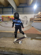 Rolla Bolla avec planche grip contreplaqué Noir et rouleau Aluminium pro 15cm