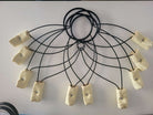 Paire éventails de Feu Lotus