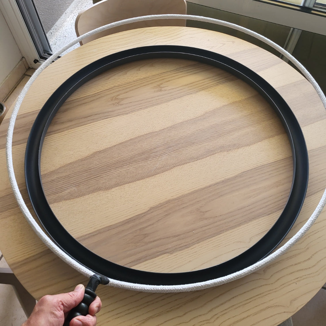 Baguette à bulles géantes Pro avec anneau 75 cm – Enveloppez enfants et adultes !