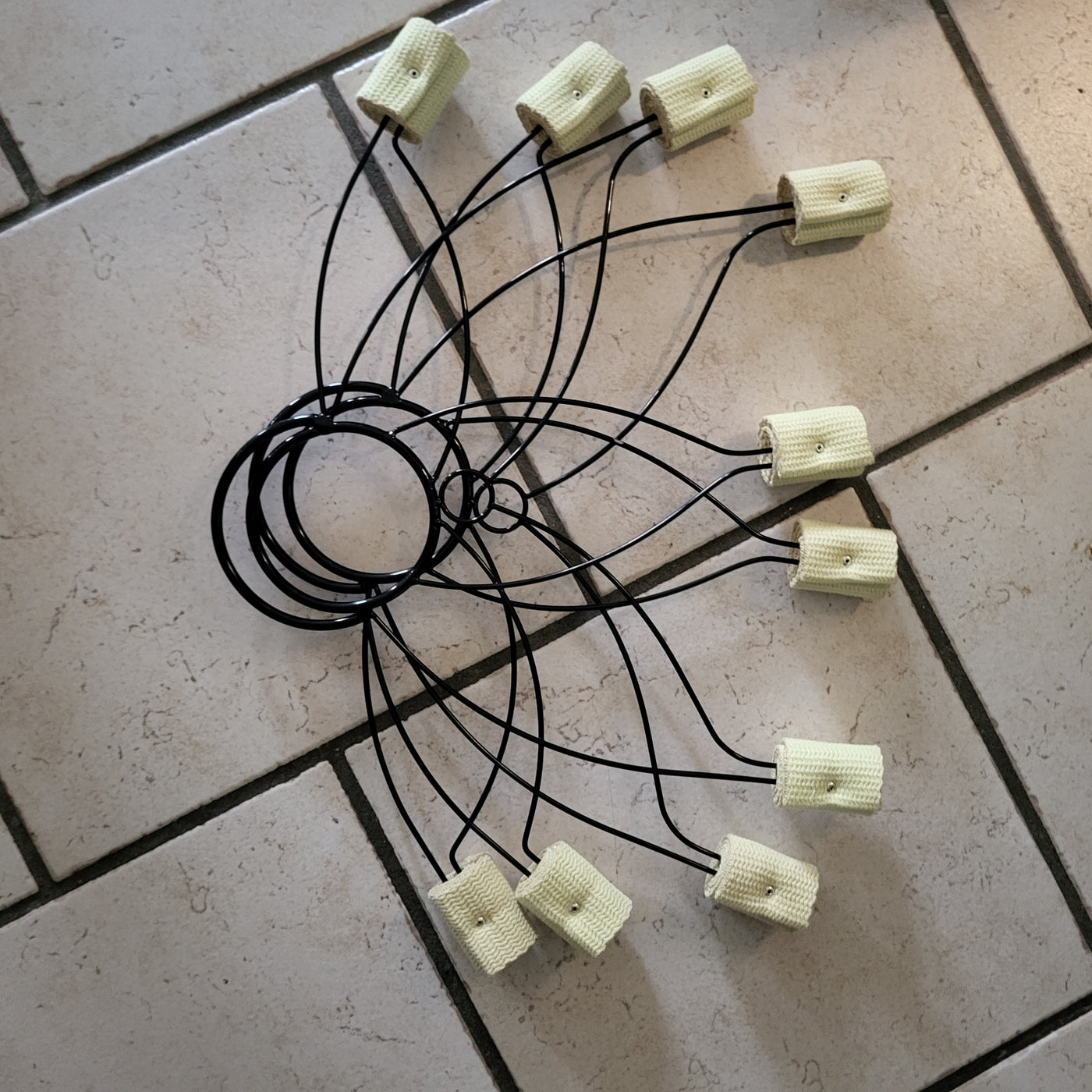 Pair of Lotus Fire Fans