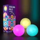 POITOI Balles de jonglage LED Balles de jonglage lumineuses rechargeables par USB (lot de 3)