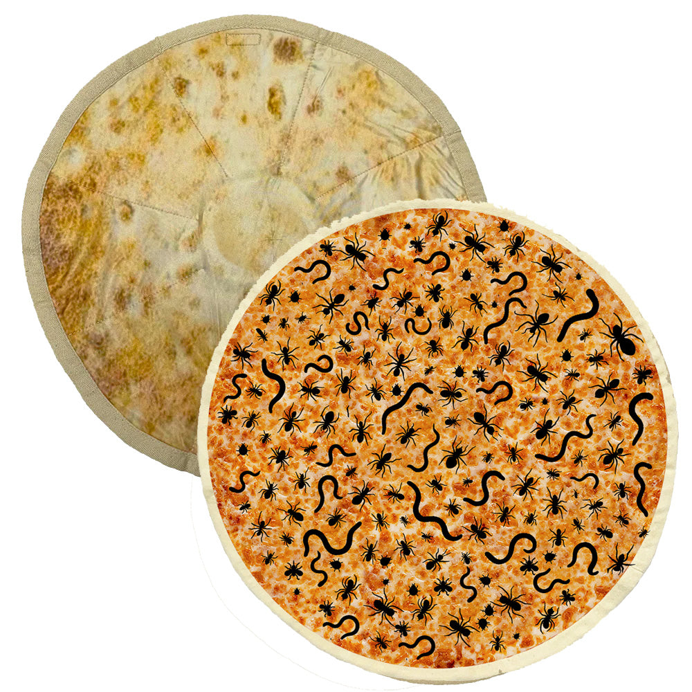 Pizza Flow Yummy Bugs – détail du motif