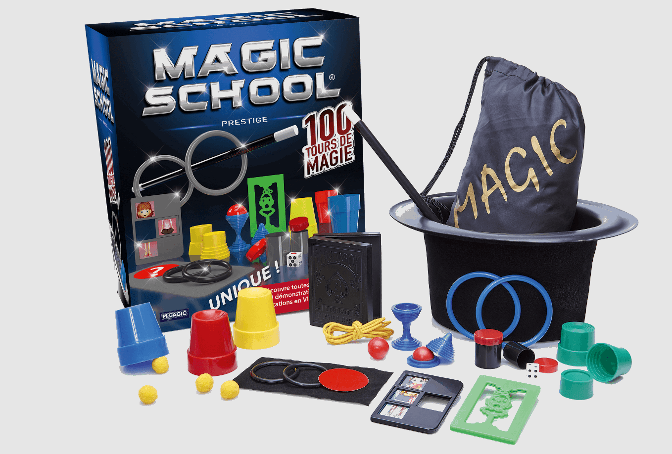 Megagic Coffret magie 'Magic school' Prestige Connecté 100 tours