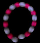 Une Balle de Jonglage Kosmos 'Lunar' Pro LED - 65mm
