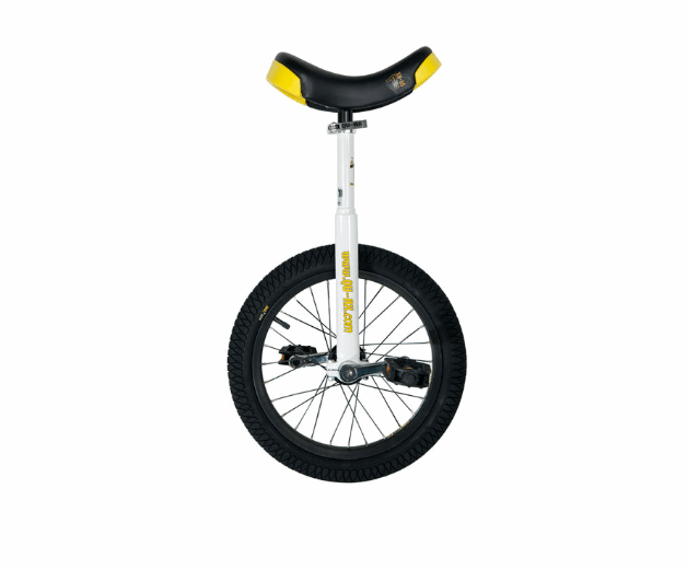 Monocycle luxus qu-ax blanc 40cm 16 pouces