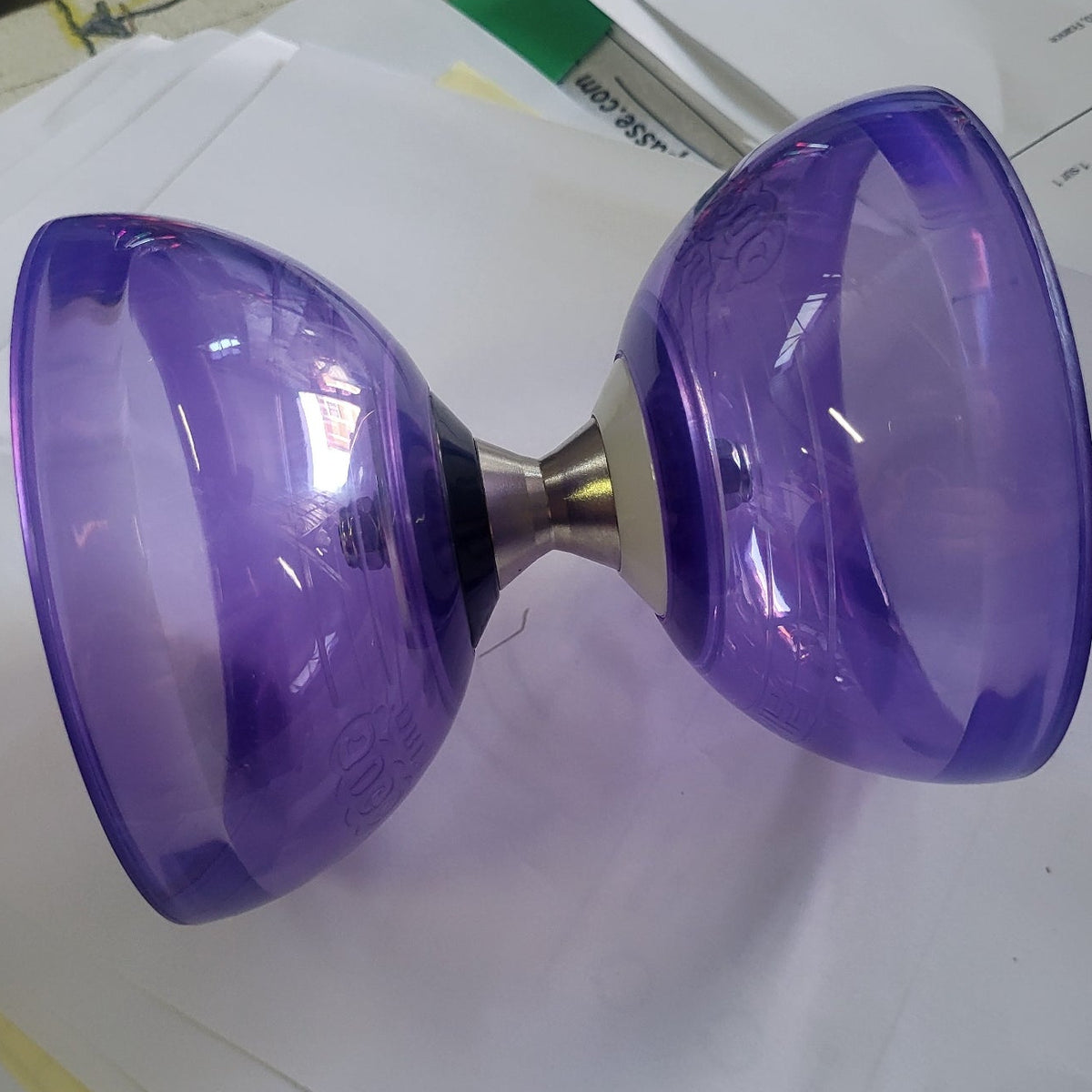 Diabolo Juggle Dream Cyclone Quartz 2 – Axe Triple Roulement - violet