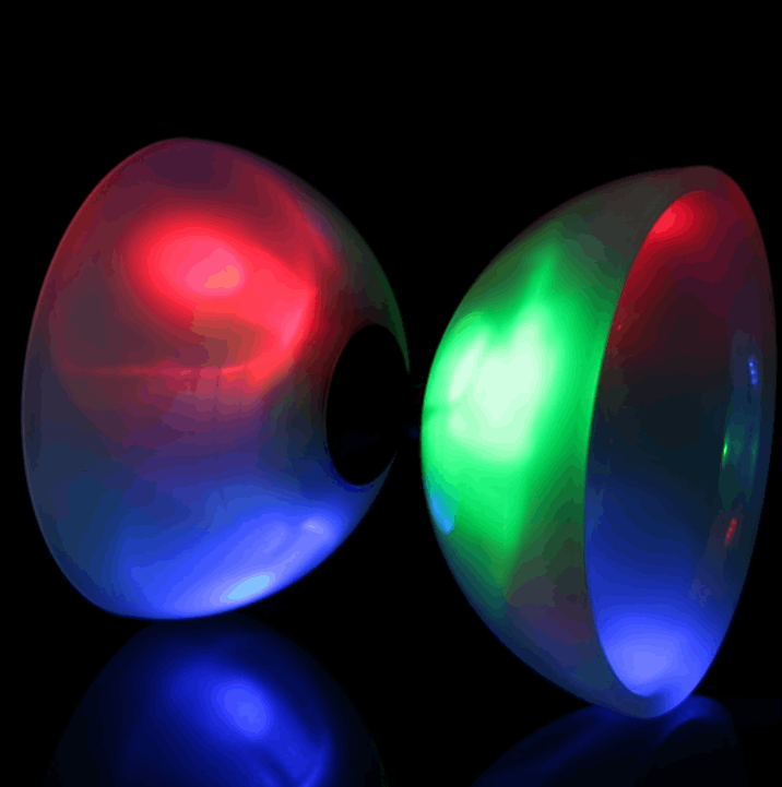 Diabolo Juggle Dream 'Big Top' à roulements - Modèle à diodes électroluminescentes
