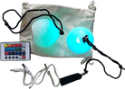 Paire de bolas lumineuses USB avec télécommande
