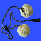 Paire bolas de feu pomme de touline 80mm
