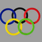 Anneaux jeux Olympiques 2024 - vue 1