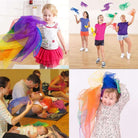 Les foulards à jongler pour enfants et adultes 60x60 cm-lot de 6