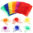 Les foulards à jongler pour enfants et adultes 60x60 cm-lot de 6
