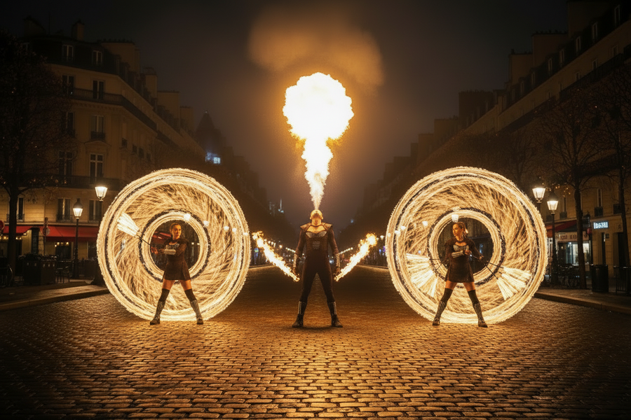 Fire Performance Paris - Full Cast