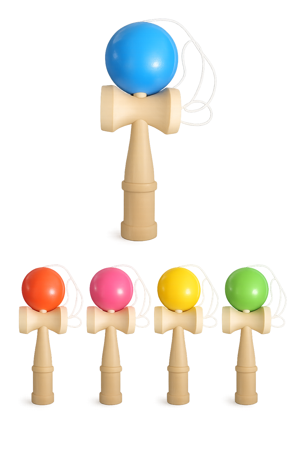 Kendama Classique en Bois – Jeu d’Adresse Japonais | Débutant & Expert