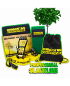 Slackline Orangutan 15m avec protecteur d'arbre et ligne d'entraînement Slackline Orangutan
