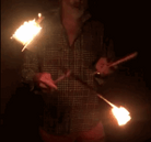 MyStyx bâton de feu avec extrémités en mèche Kevlar - Motif Fire - Achetez-en un et obtenez-en un gratuitement