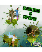 Slackline Orangutan 15m avec protecteur d'arbres