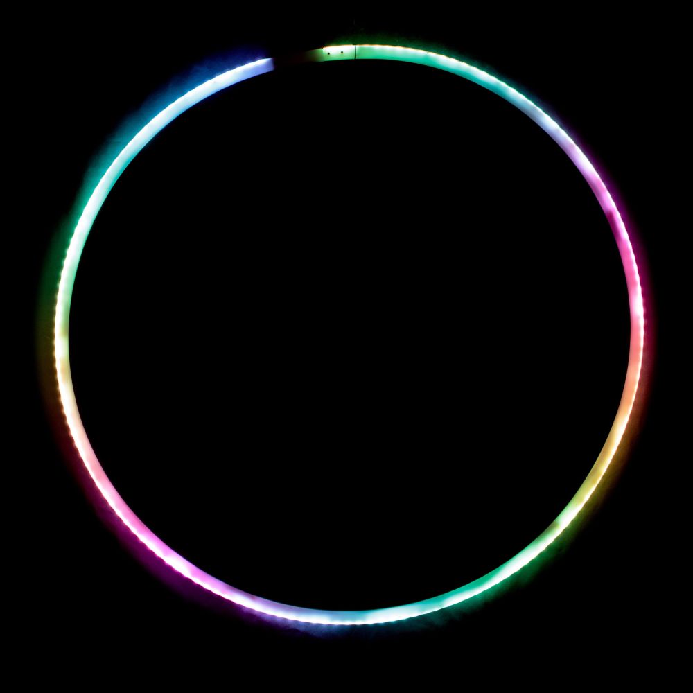 HulaHoop Echo Glow 160 LEDs- Cerceau Glow avec télécommande LED - 90 cm