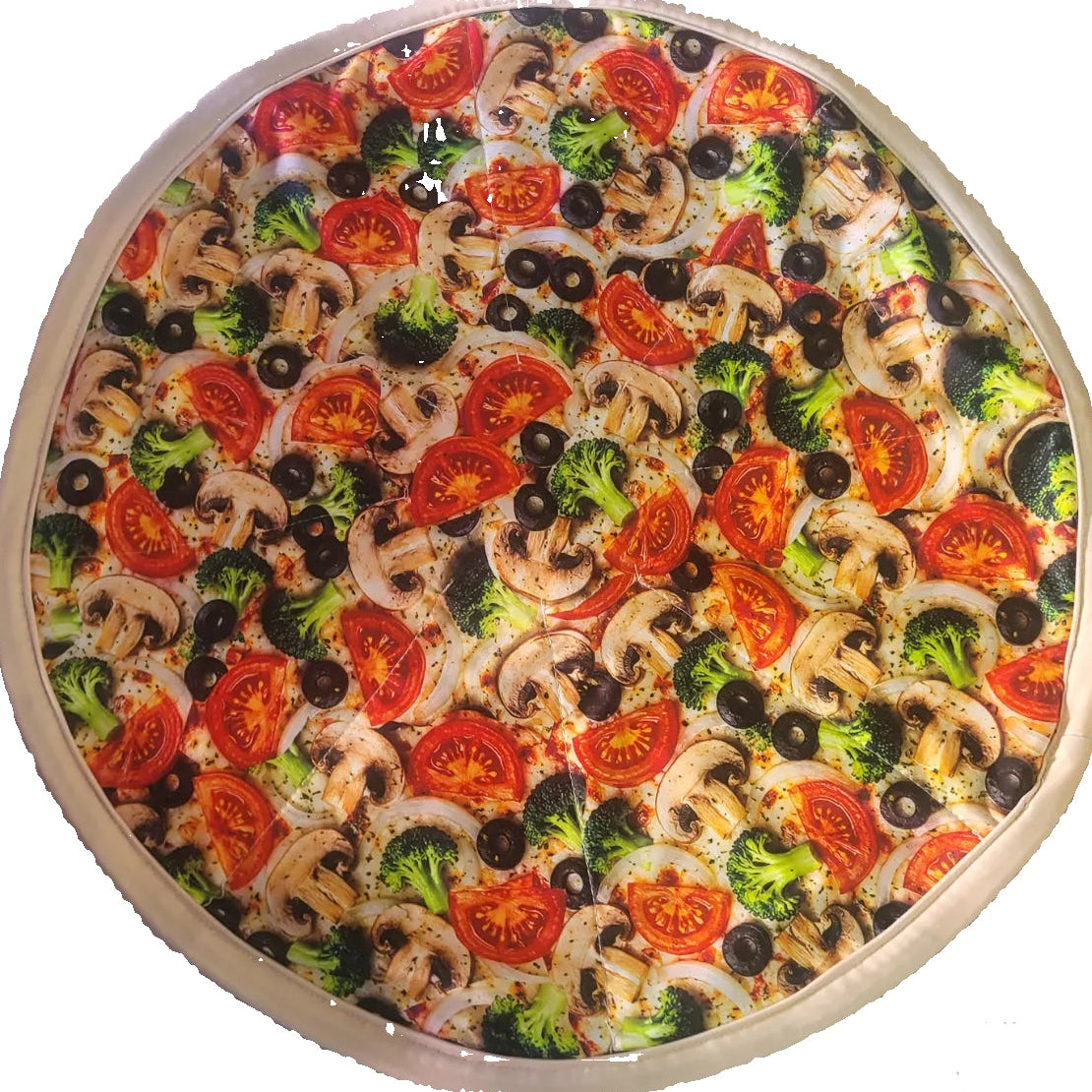 Pizza Flow motif Veggi – garniture légumes