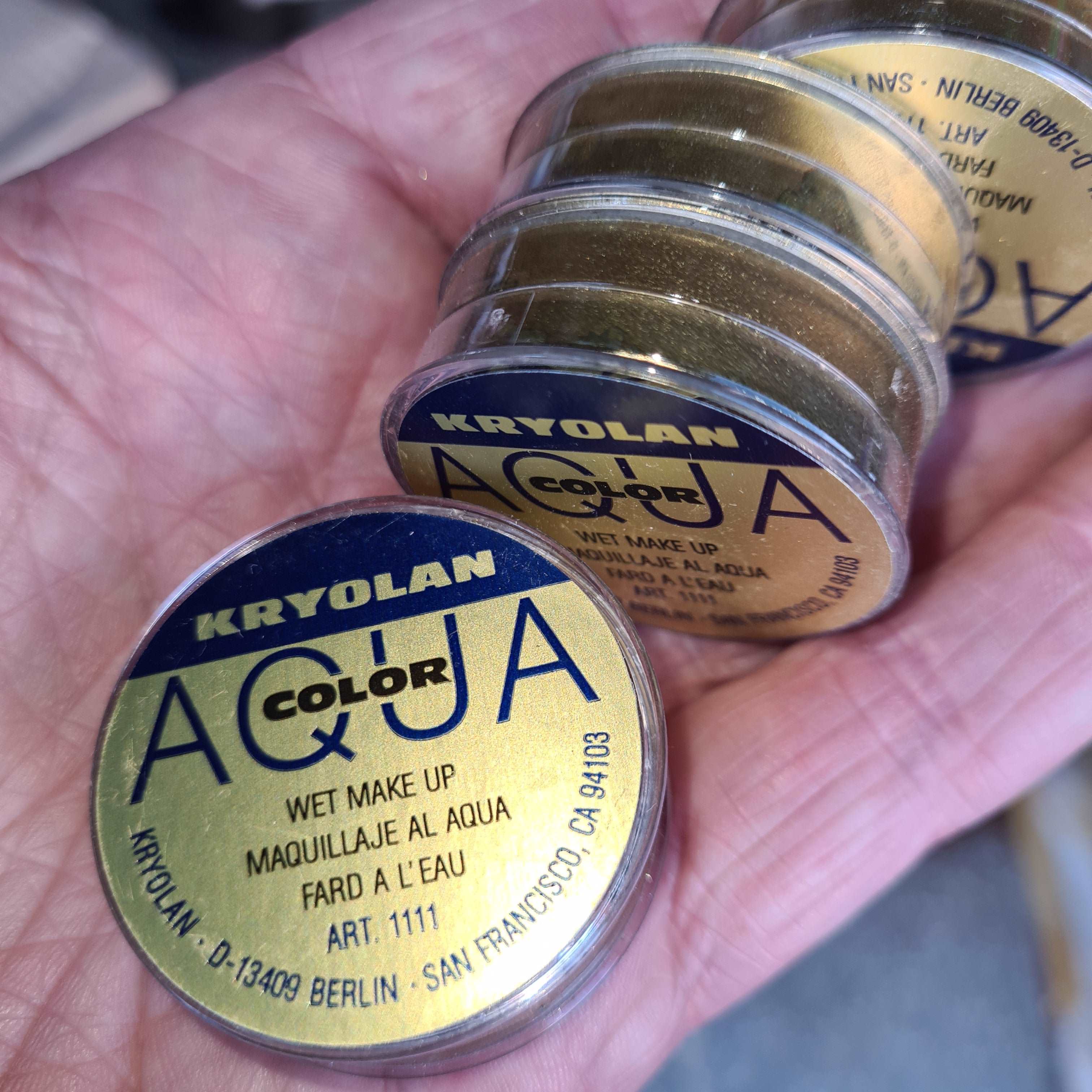 DOSE MAQUILLAGE AQUA KRYOLAN METALLIQUE 8ML GOLD