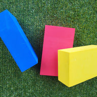 lot de 3 boite à jongler en mousse, parfaites pour l'initiation.