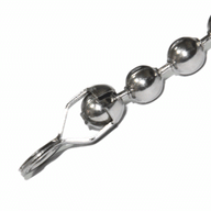 Stainless steel link for ball chain
