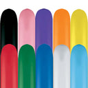 100 ballons qualatex 260q assortiment Classic