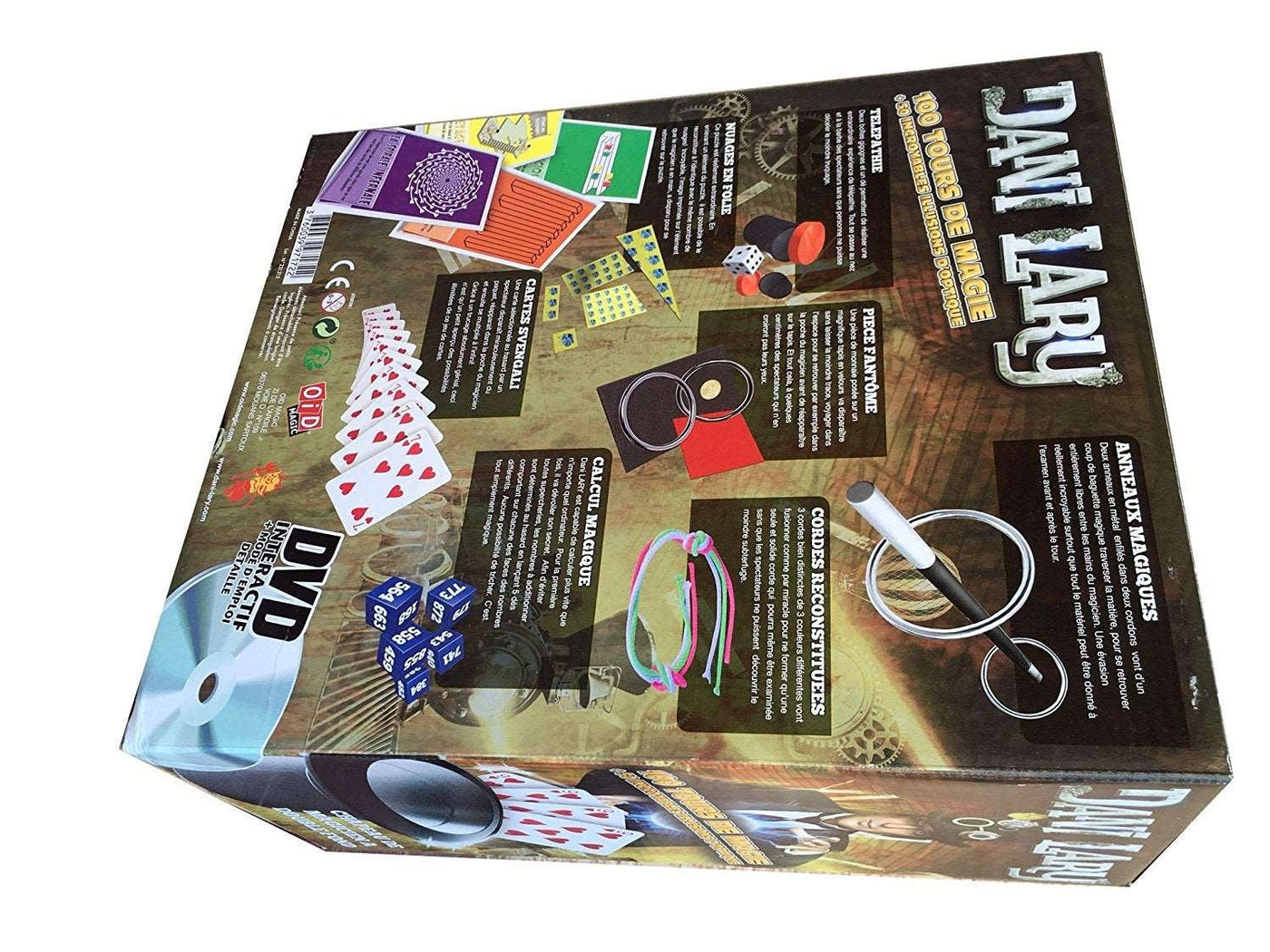 Coffret Magie - Du contenu pas-à-pas et en cadeau : 1 DVD, 1 jeu magique de  52 cartes, 1 cube magiqu