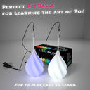 Papi Dada Boules Poi LED -  Kit Poi Lumineux, 1 Paire de Poi Bolas Lumineuses pour Débutants et Professionnels
