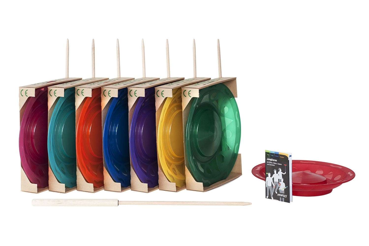 Assiette Henrys + Baguette bois Pliable