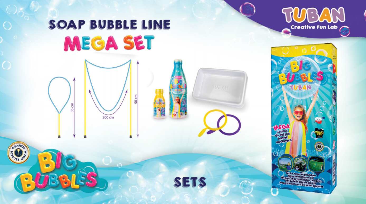Bulles de savon (Big Bubbles) - Mega Set
