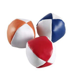 Lot de trois balles de jonglage avec une pochette en coton