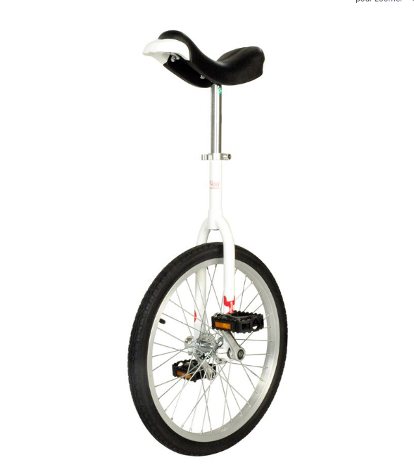 Monocycle Only One ø 50cm - 20" Blanc