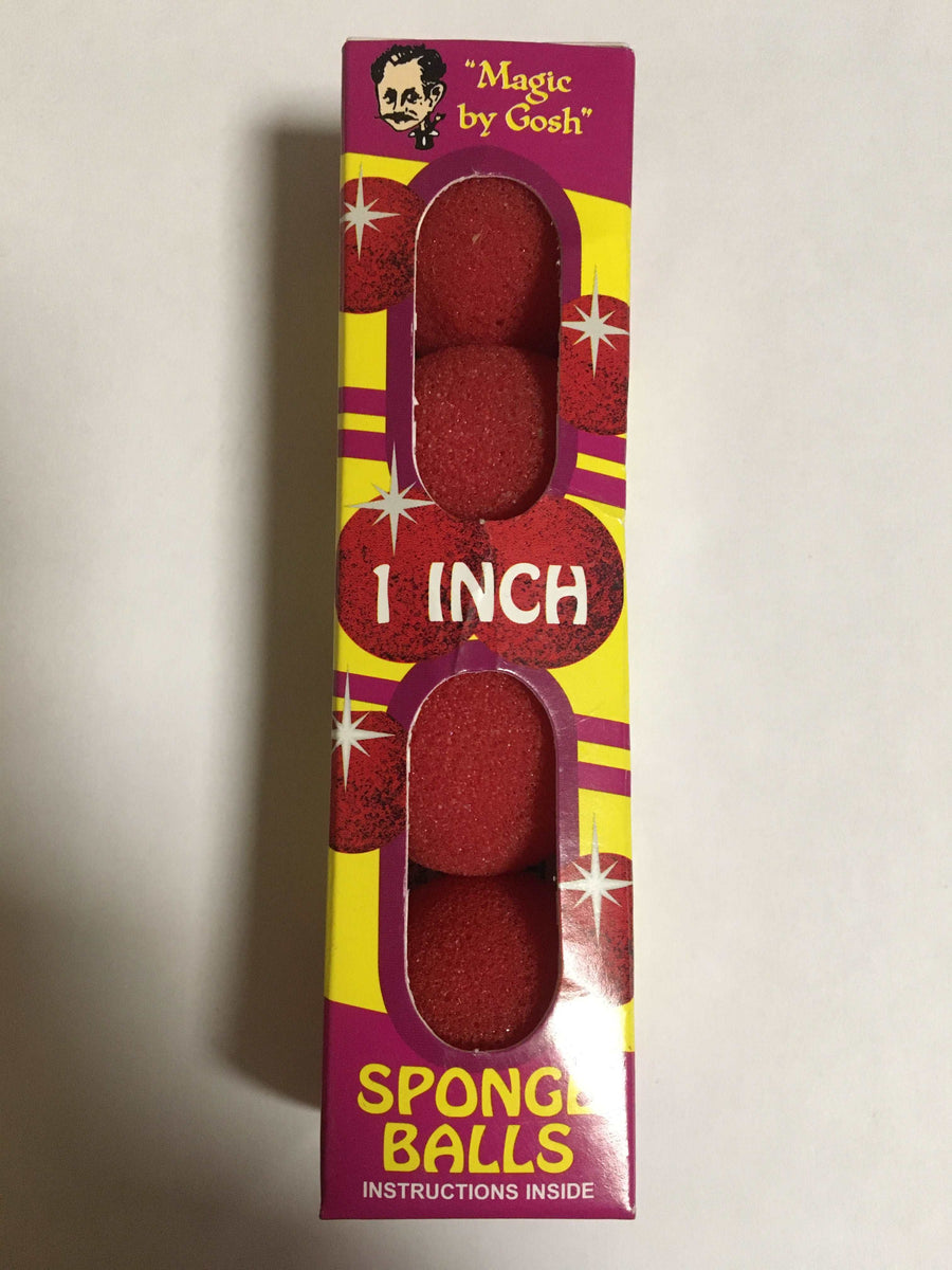 Boite 4 Balles éponge magique  1'' - 26mm SOFT