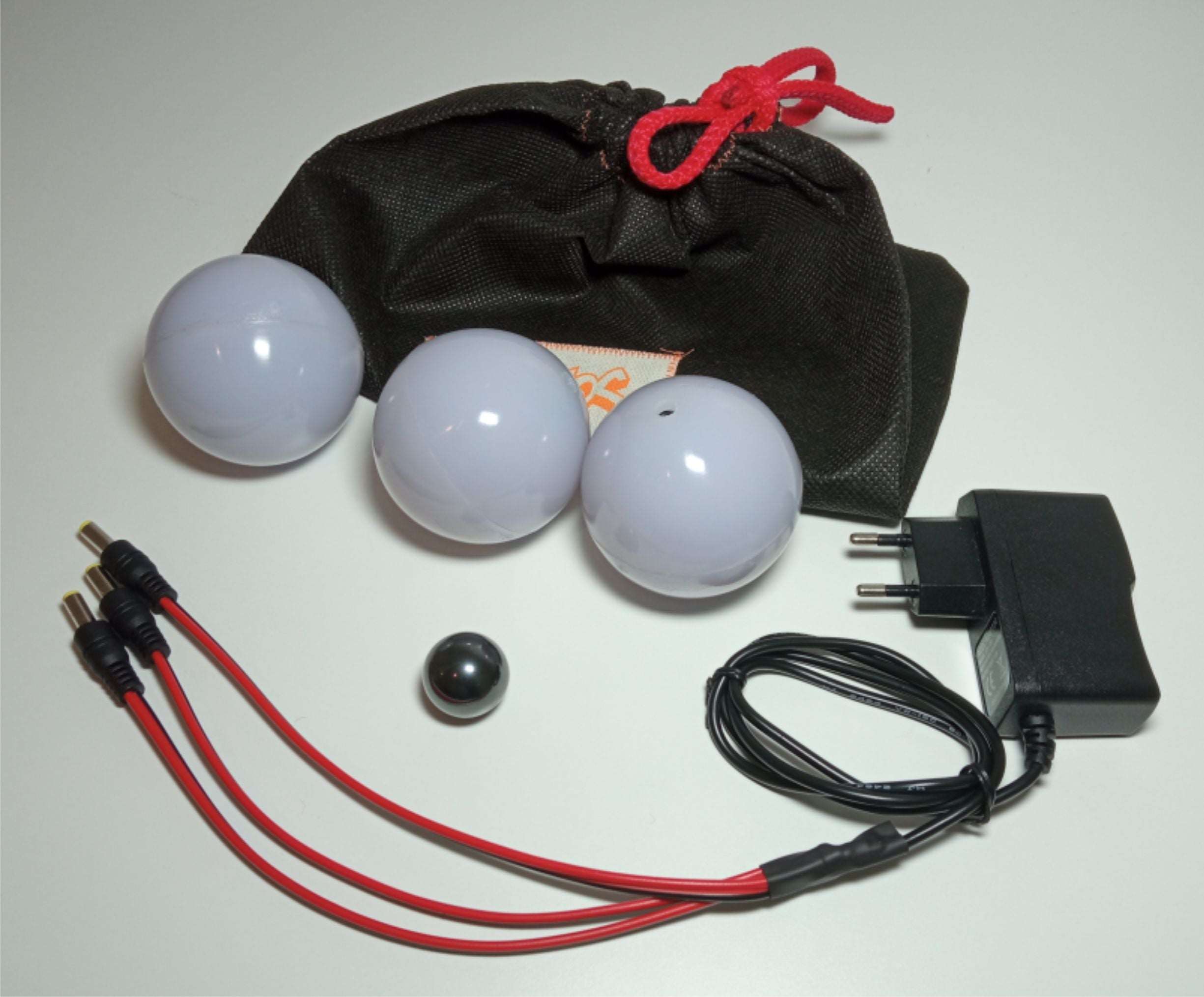 Kit 3 Balles de Jonglage Kosmos 'Lunar' Pro LED - 65mm