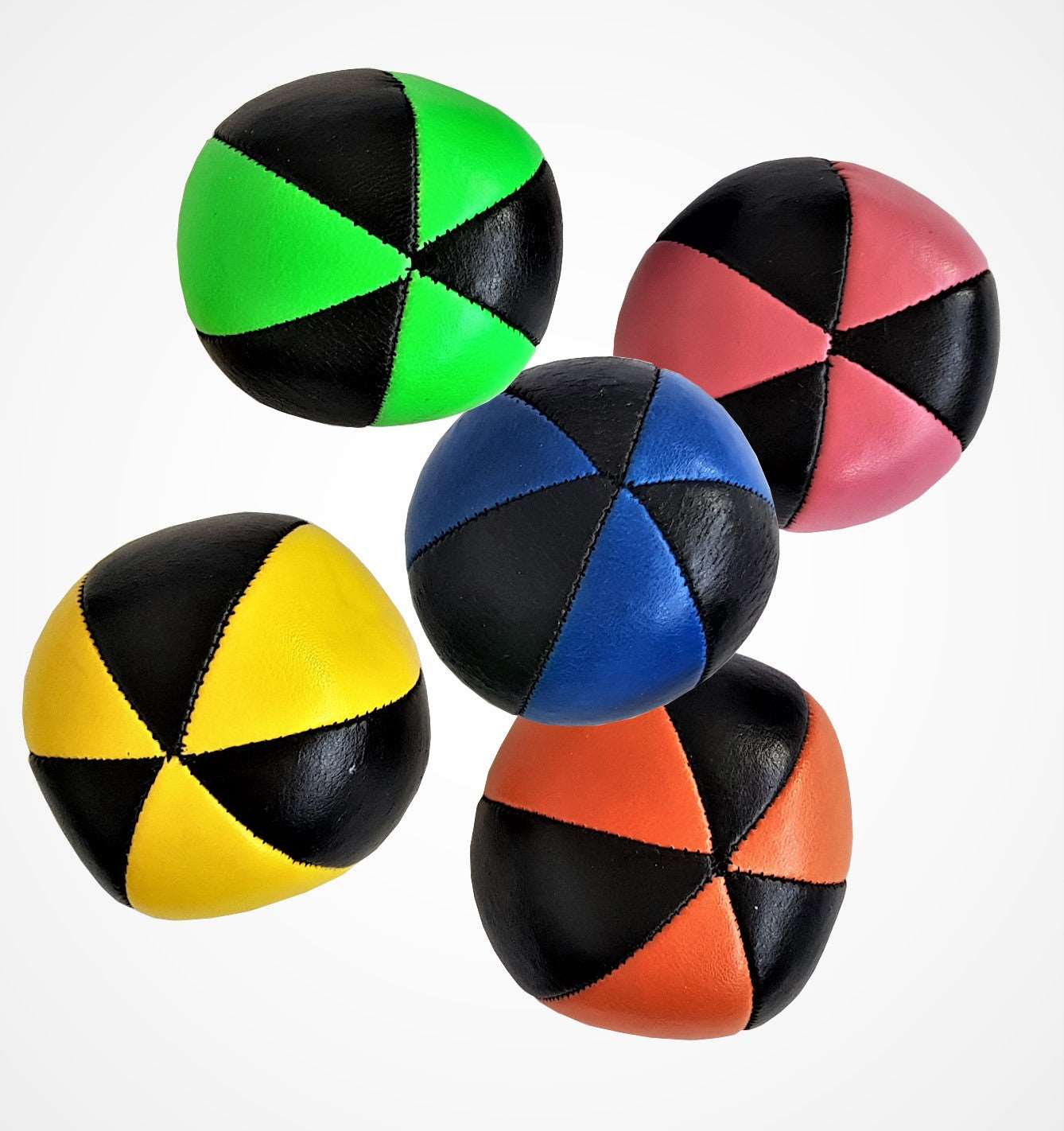Balles flash 6 faces 130g noir + couleur