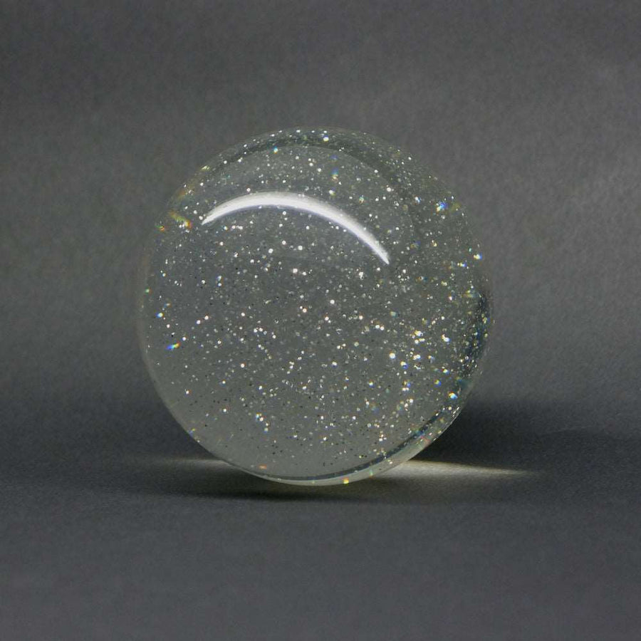 Balle acrylique 65mm - uv glitter